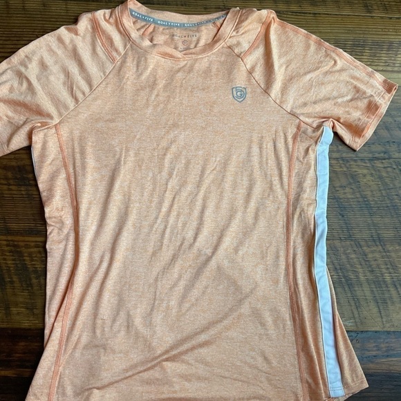 Goal Five Salmon colored Short Sleeved tee - Picture 3 of 3